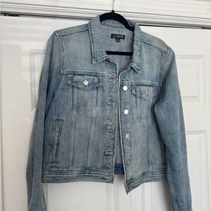 J. Crew Women's Classic Light Wash Blue Jean Jacket